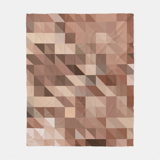 Abstract geometric background looks like stylized  fleece blanket (Front)
