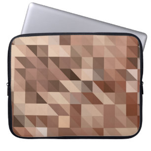 Abstract geometric background looks like stylized laptop sleeve