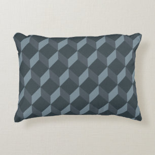 Abstract Geometric Background Pattern Accent Pillow