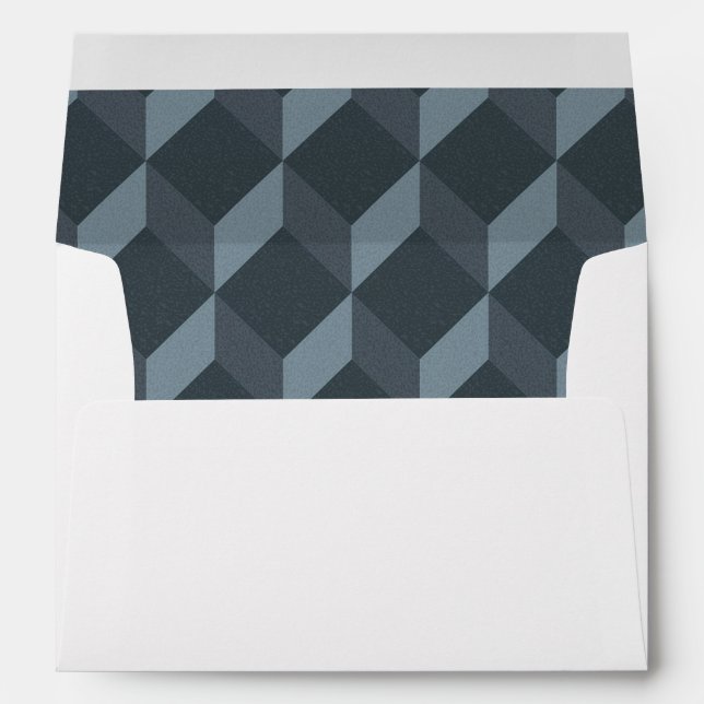 Abstract Geometric Background Pattern Envelope (Back (Bottom))