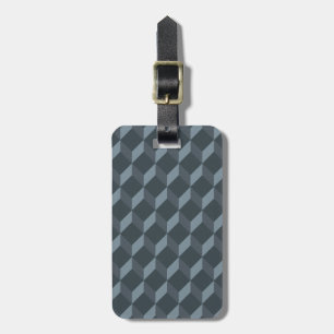 Abstract Geometric Background Pattern Luggage Tag