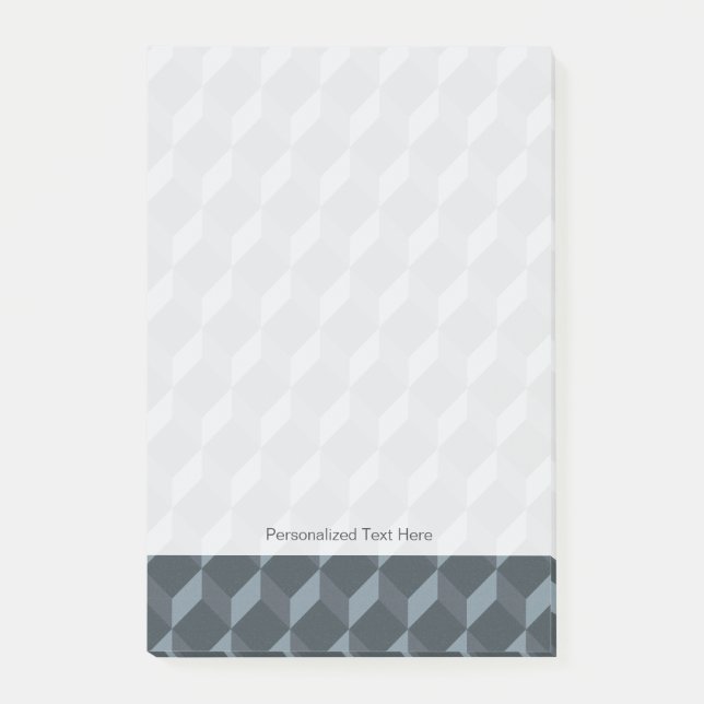 Abstract Geometric Background Pattern Post-it Notes (Front)