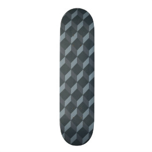 Abstract Geometric Background Pattern Skateboard