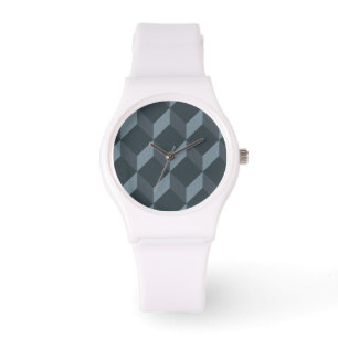 Abstract Geometric Background Pattern Watch
