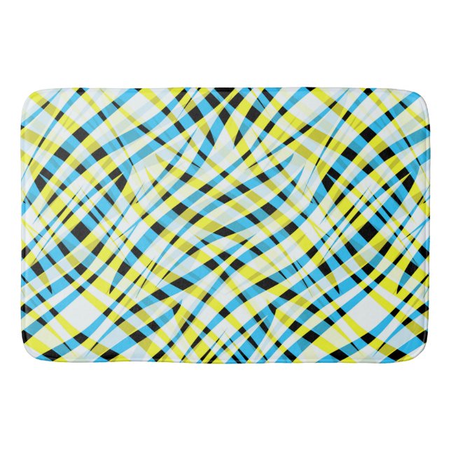 Abstract, geometric bath mat (Front)