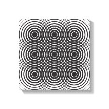 abstract geometric black and white design