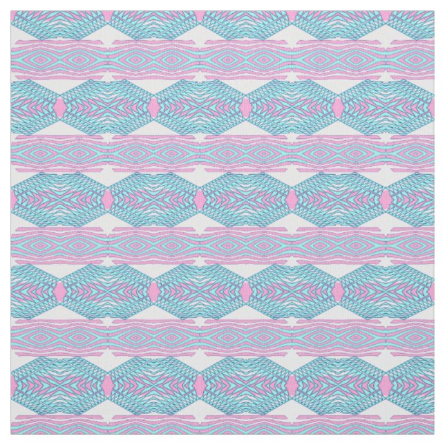Abstract geometric boho pattern fabric (Swatch)