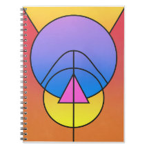 Abstract Geometric Circles Line Colorful