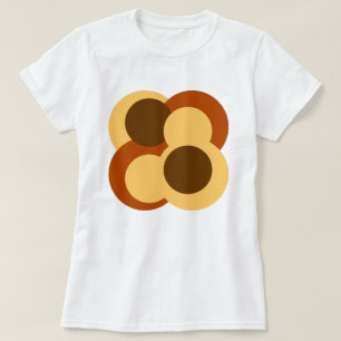 Abstract Geometric Circular Shapes T-Shirt