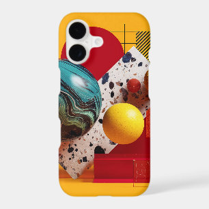 Abstract geometric colorful composition 