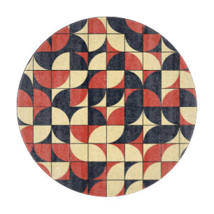 Abstract geometric: computational art. cutting board