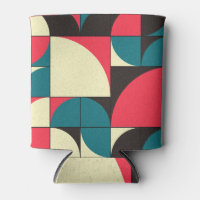 Abstract geometric, computational art illustration