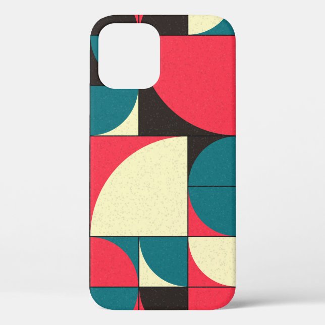 Abstract geometric, computational art illustration Case-Mate iPhone case (Back)