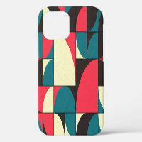 Abstract geometric, computational art illustration
