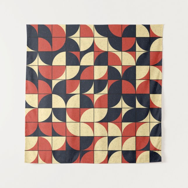 Abstract geometric: computational art. tapestry (Front)