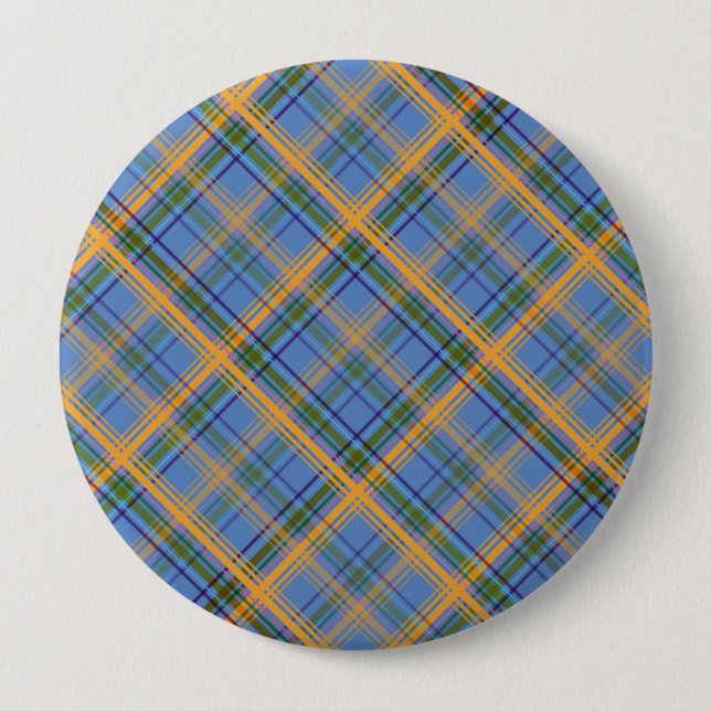 Abstract Geometric Creation 4 Inch Round Button (Front)