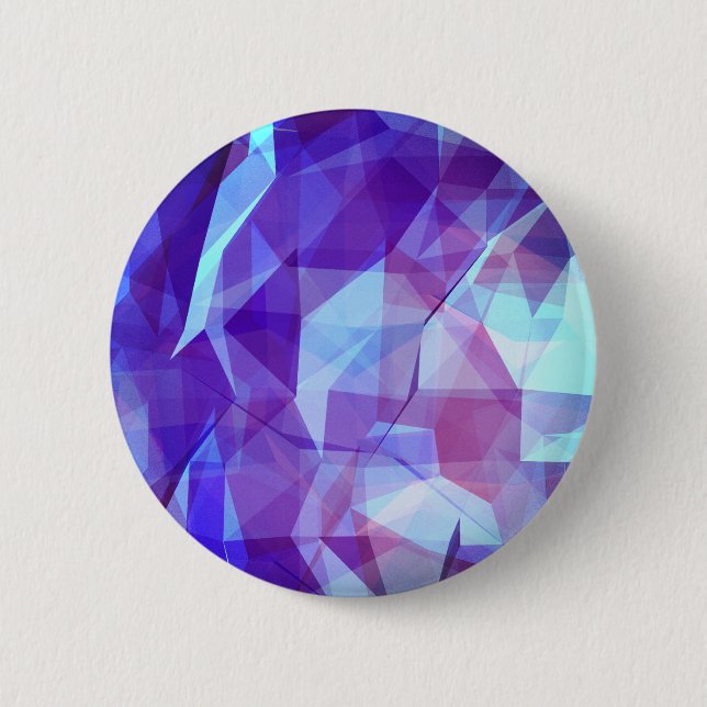Abstract Geometric Design 2 Inch Round Button (Front)