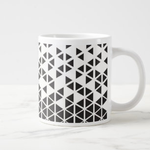 Abstract Geometric Design Large Coffee Mug