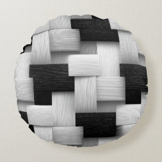 Abstract Geometric Design Round Pillow
