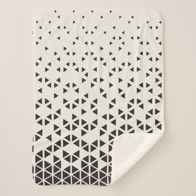 Abstract Geometric Design Sherpa Blanket (Front)
