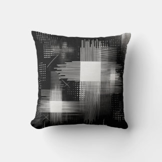 Abstract Geometric Design Throw Pillow