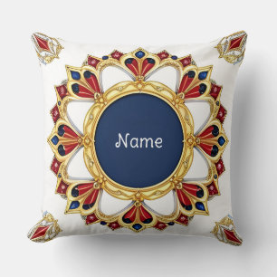 Abstract Geometric Design Throw Pillow