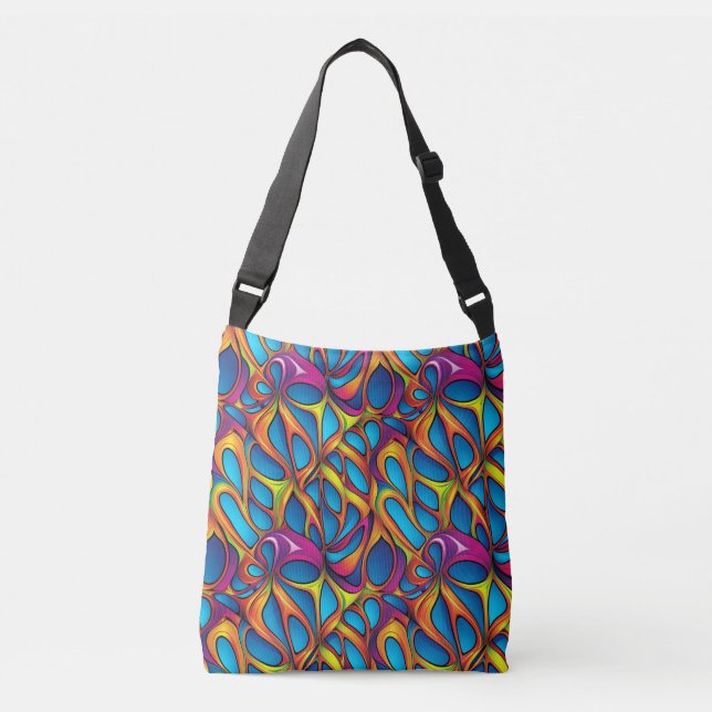 Abstract geometric digital pattern 35 - Tote Bag (Front)