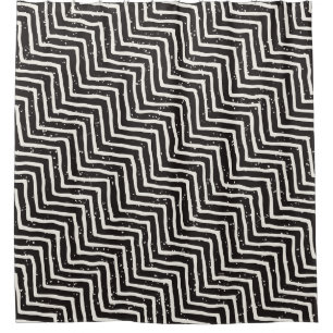 Abstract Geometric Doodle: Black White Pattern