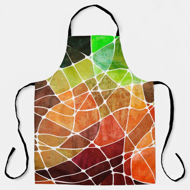 abstract geometric grunge backgroundabstract, agin apron (Front)
