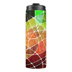 abstract geometric grunge backgroundabstract, agin thermal tumbler