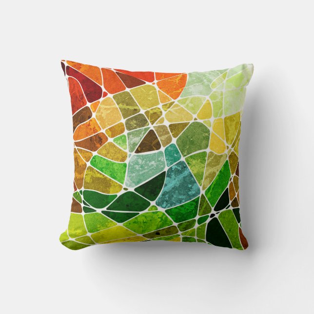 abstract geometric grunge backgroundpattern,grunge throw pillow (Front)