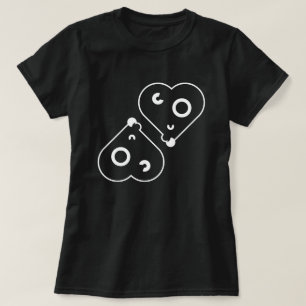 Abstract Geometric Hearts   Minimal Symbolic Graph T-Shirt