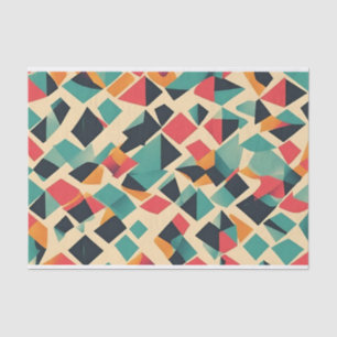 Abstract Geometric Interrupted Pattern  Tissue Paper