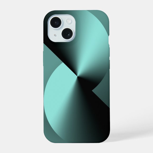 Abstract Geometric iPhone 15 Case (Back)