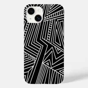abstract geometric lines pattern background modern Case-Mate iPhone 14 case