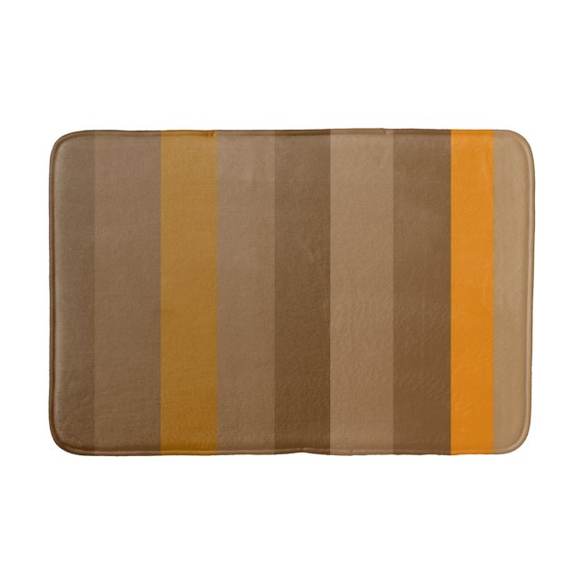 abstract geometric lines pattern bath mat (Front)