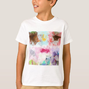 Abstract Geometric Low Poly Mosaic T-Shirt