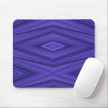 Abstract geometric mouse pad with a vivid purple<br><div class="desc">Abstract geometric mouse pad with a vivid purple 3D diamond pattern. The design is sharp and symmetrical,  creating a modern and dynamic feel. A white mouse is placed beside the pad on a light surface.</div>