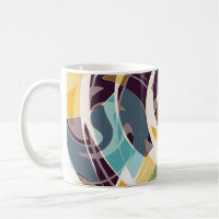 Abstract geometric objects graffiti grunge effecta