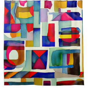 Abstract Geometric Painting