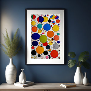 Abstract Geometric Painting 2:3 Poster