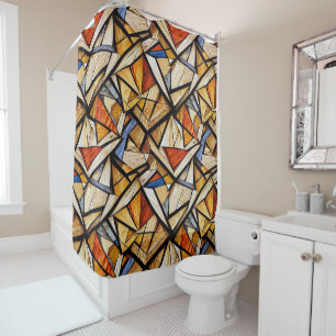 Abstract geometric pattern 20 - Shower Curtain