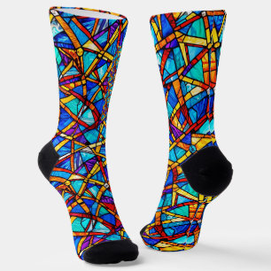 Abstract geometric pattern 22 - Socks