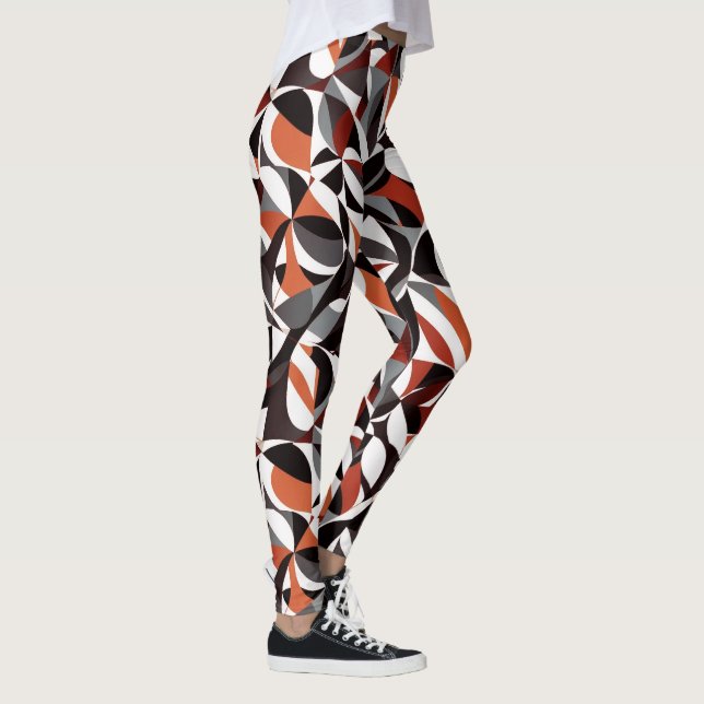 Abstract geometric pattern 32 - Leggings (Right)