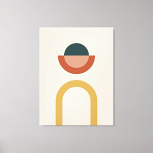 Abstract geometric pattern background canvas print