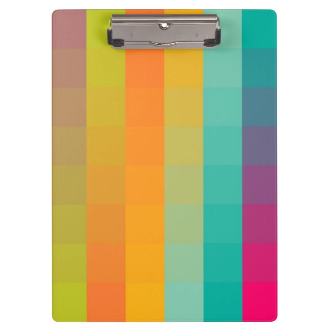 Abstract geometric pattern clipboard (Front)