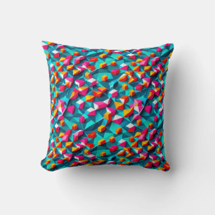 Abstract geometric pattern design 14 -Throw Pillow