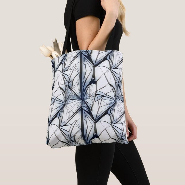Abstract geometric pattern design 27- Tote Bag (Close Up)