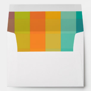 Abstract geometric pattern envelope