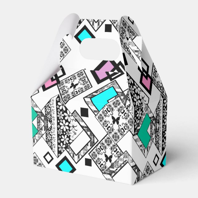 Abstract geometric pattern favor box (Front Side)